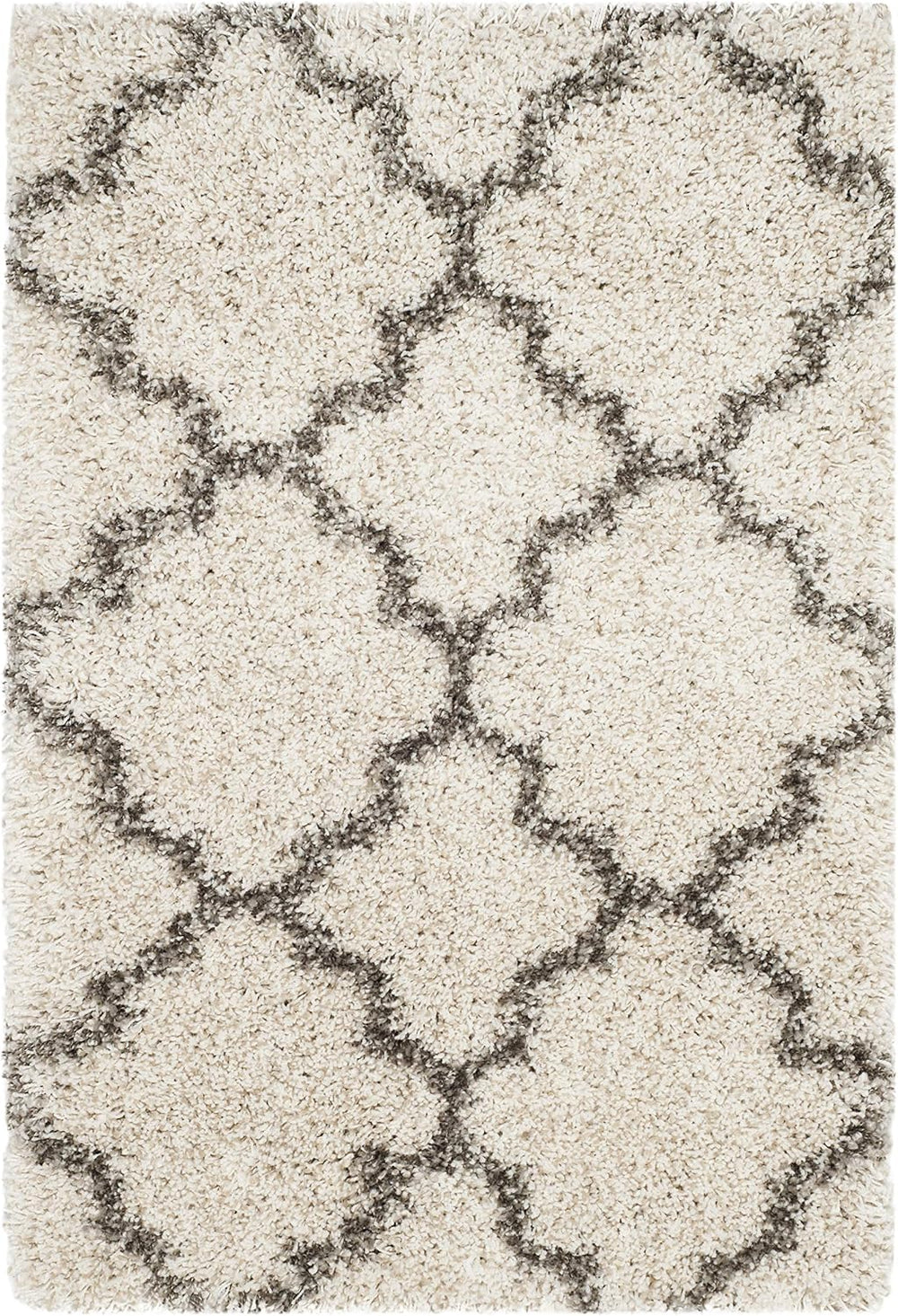 SAFAVIEH Hudson Shag Collection Area Rug - 10' x 14', Ivory & Gre...