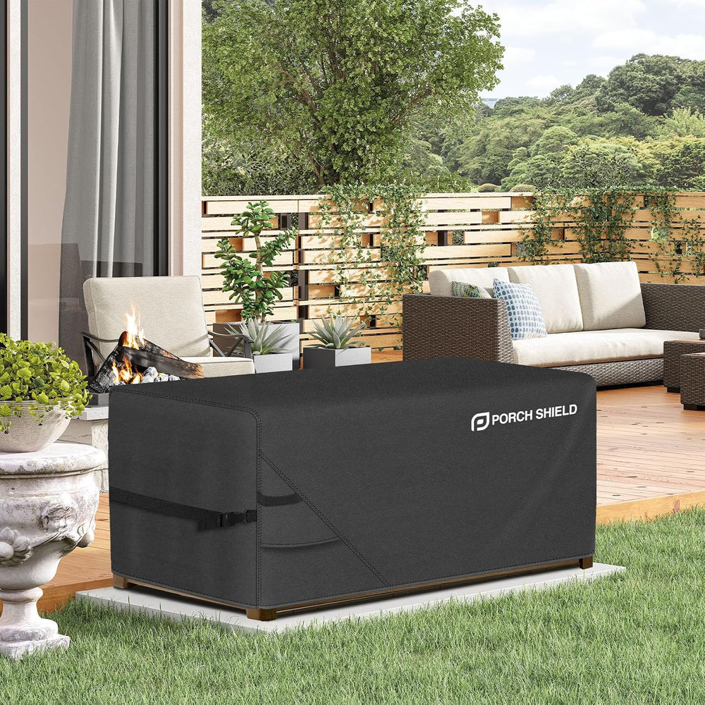 Porch Shield Patio Deck Box Storage Cover 60 x 24 x26 inch, Black