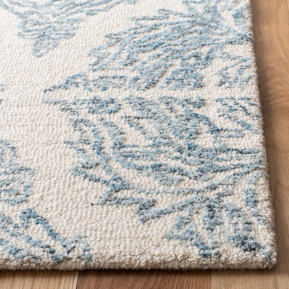 SAFAVIEH Abstract Collection Area Rug - 10' x 14', Ivory & Blue, ...