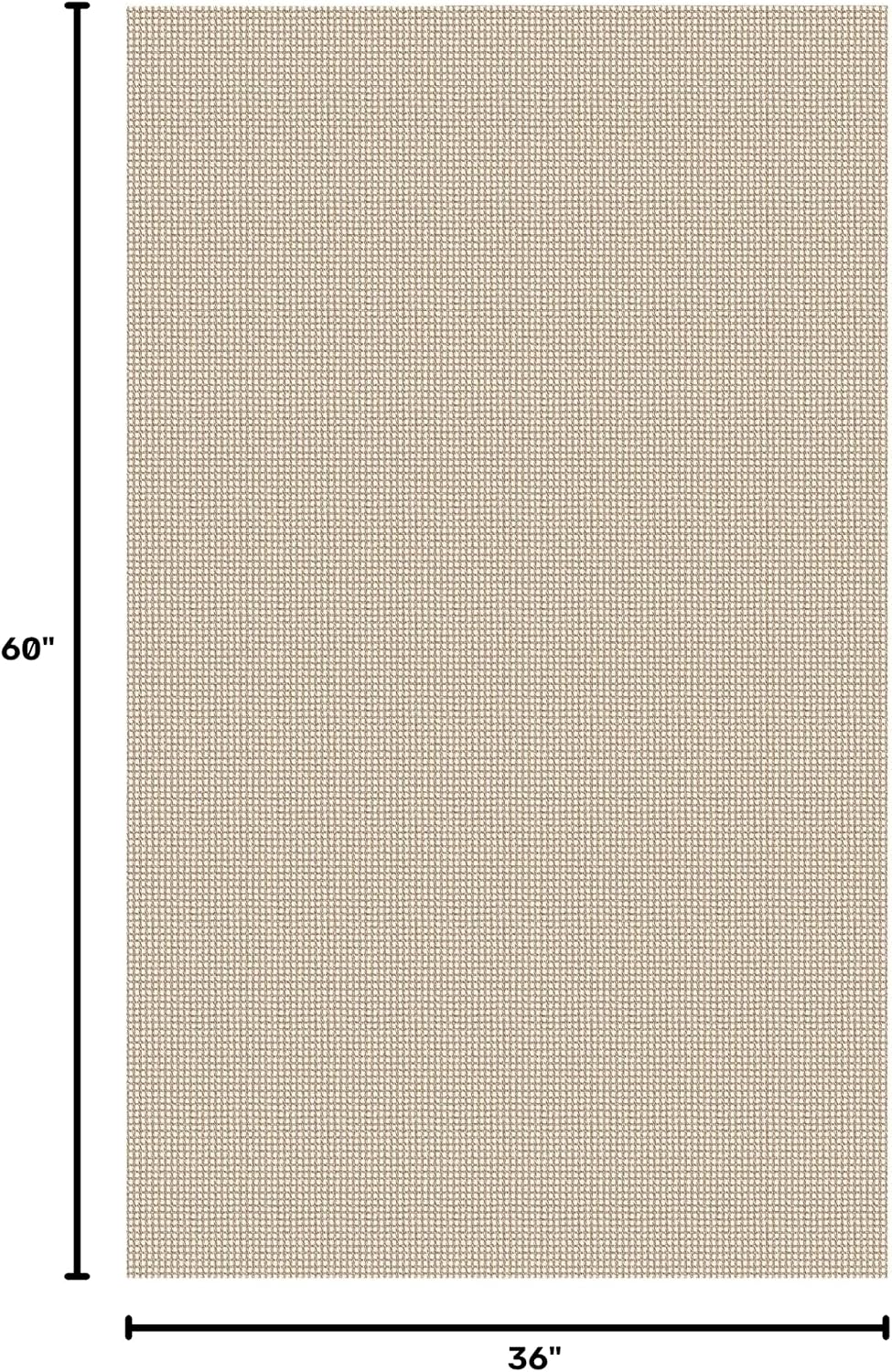 IOHOUZE Washable Area Rug 3x5 Non Slip Rubber Backed Woven Rugs for Entryway ...