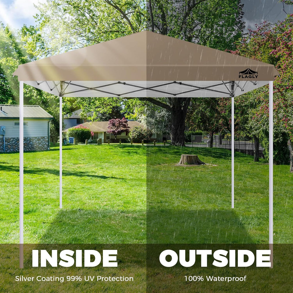 5x5ft Replacement Canopy Top with Air Vent, Waterproof & UV Protection Ca...