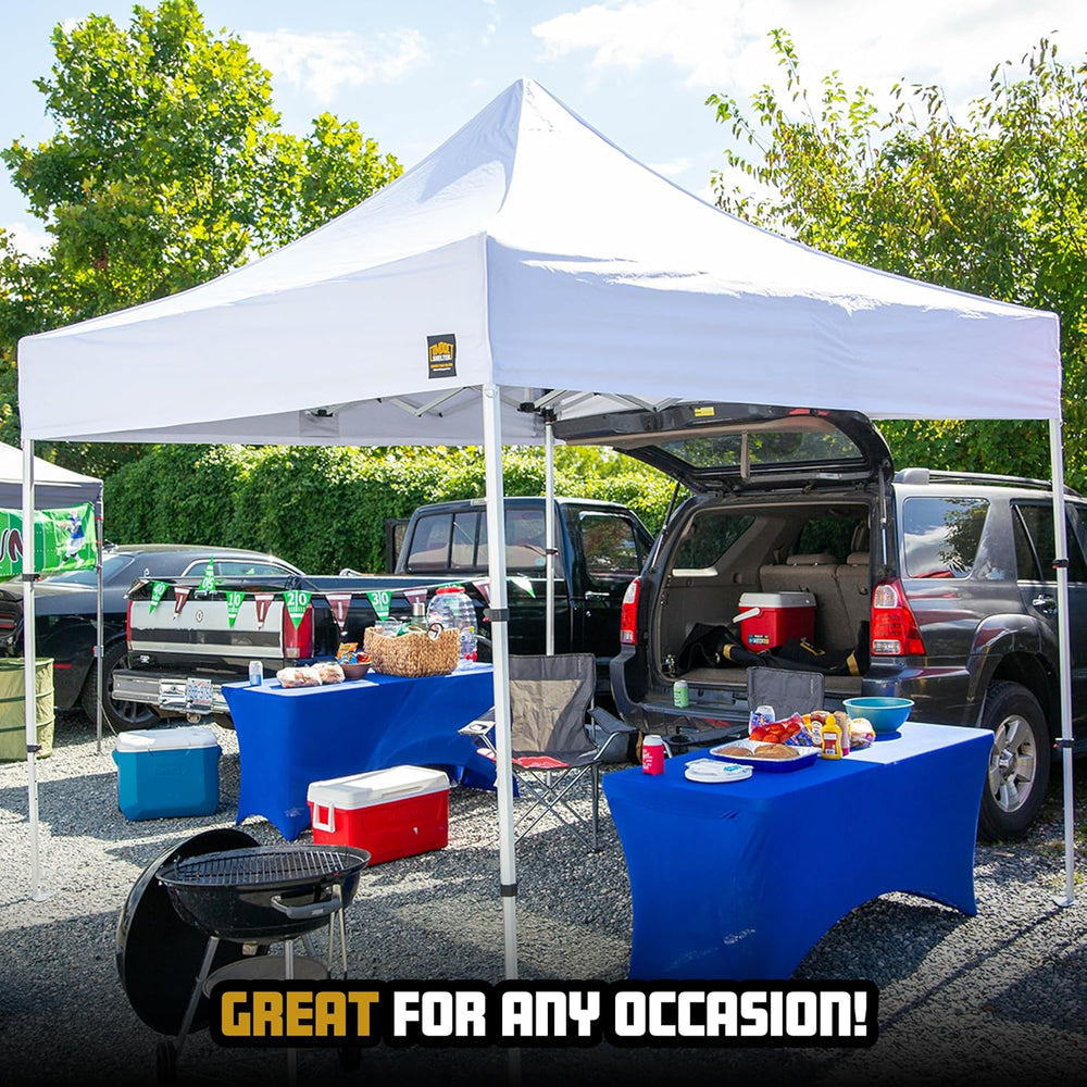 8x8 Heavy Duty Pop Up Canopy by Compact Shelter - Easy Setup, Commercial Grad...