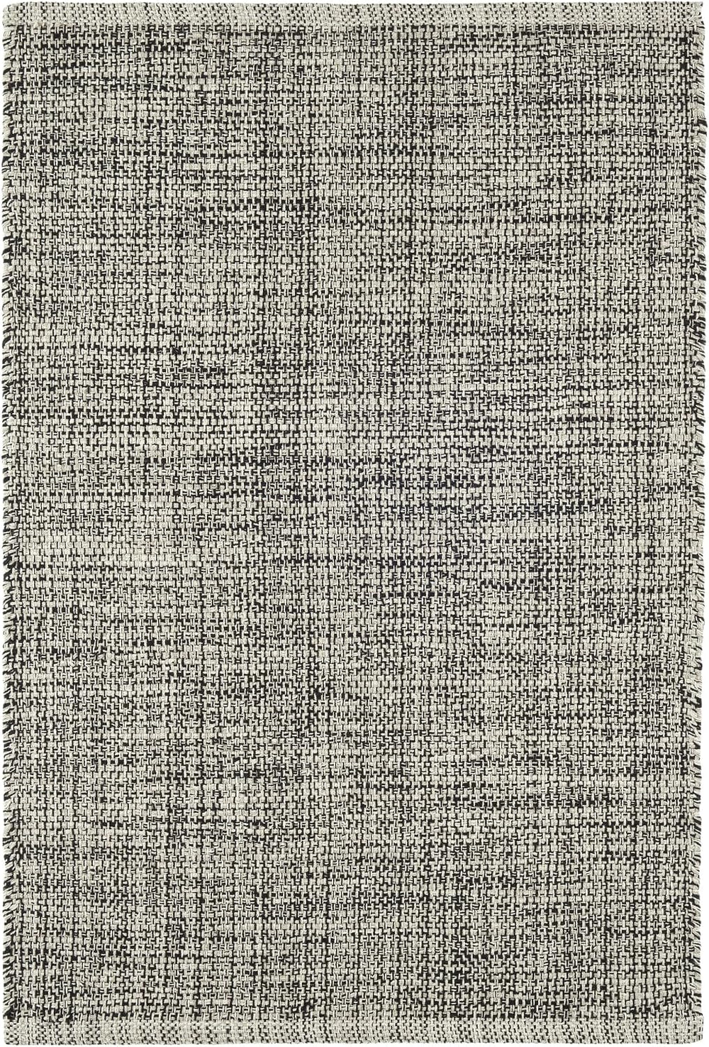 Dash & Albert Marled Black Geometric Handwoven Rug, 9'6"x13'...