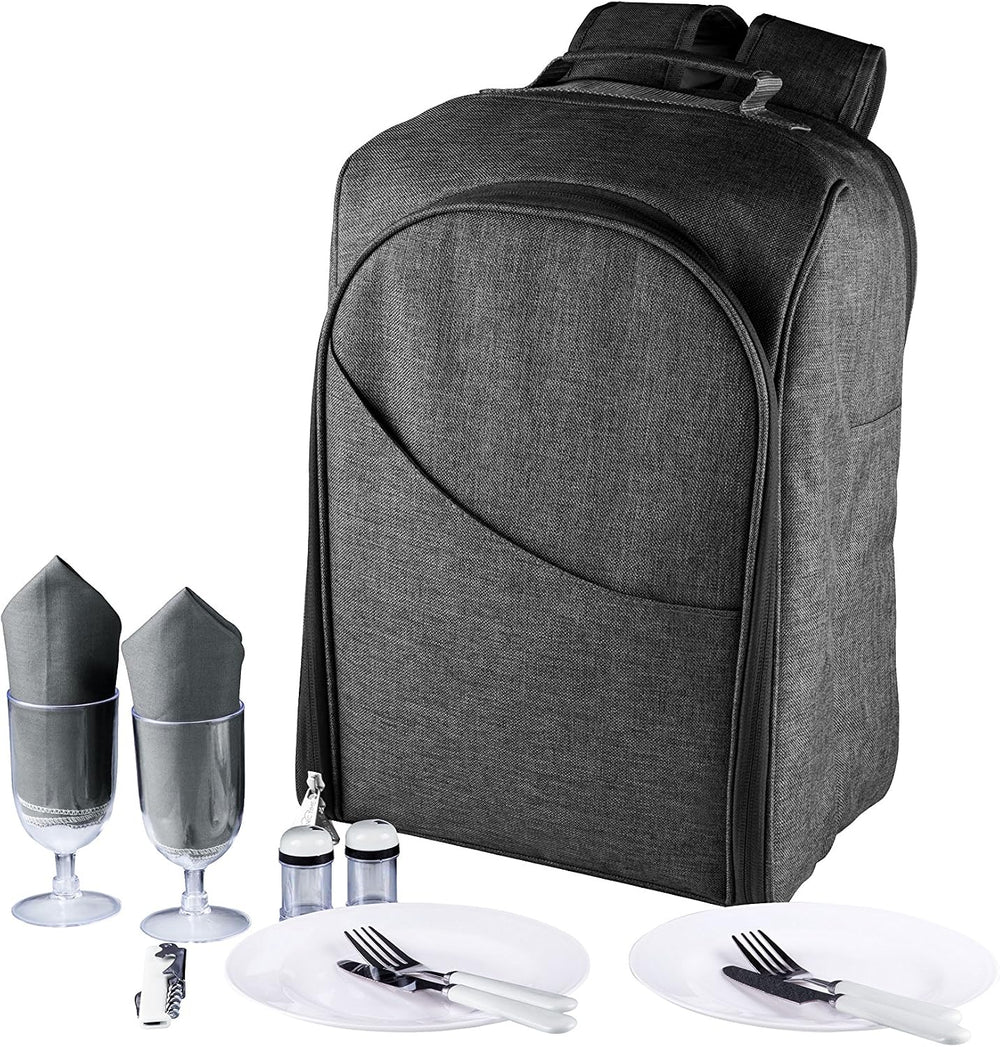 PICNIC TIME PT-Colorado Picnic Backpack, Modern Backpack Cooler with Deluxe S...