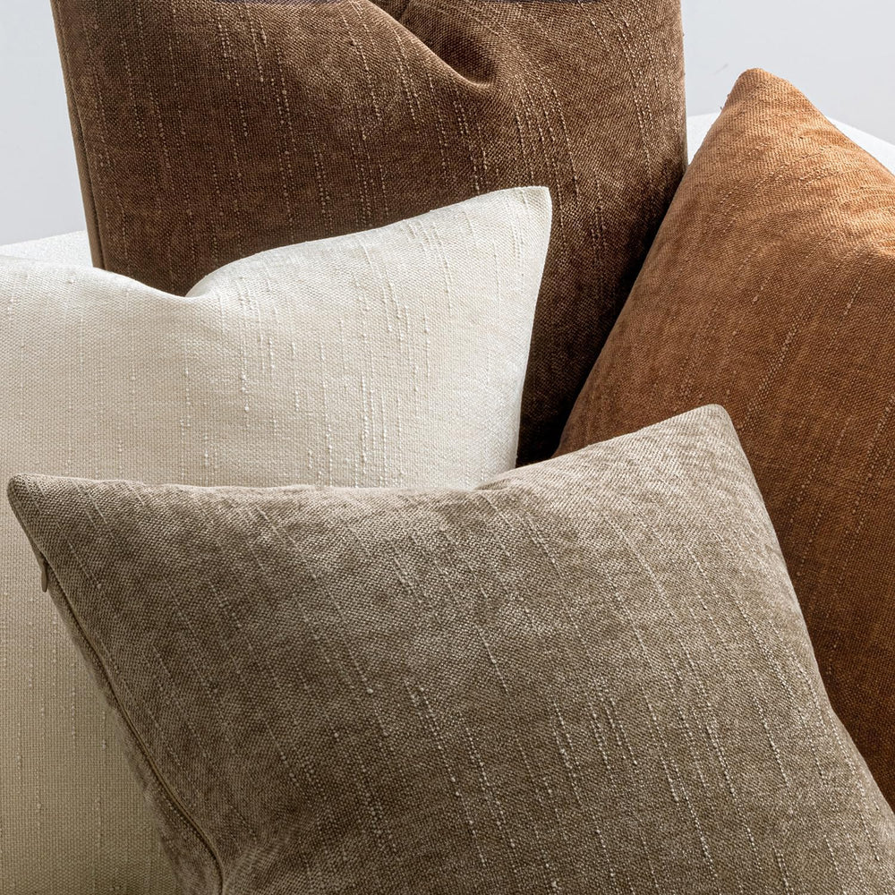 MIULEE Pack of 4 Fall Decorative Throw Pillow Covers 20x20 Inch Chenille Text...