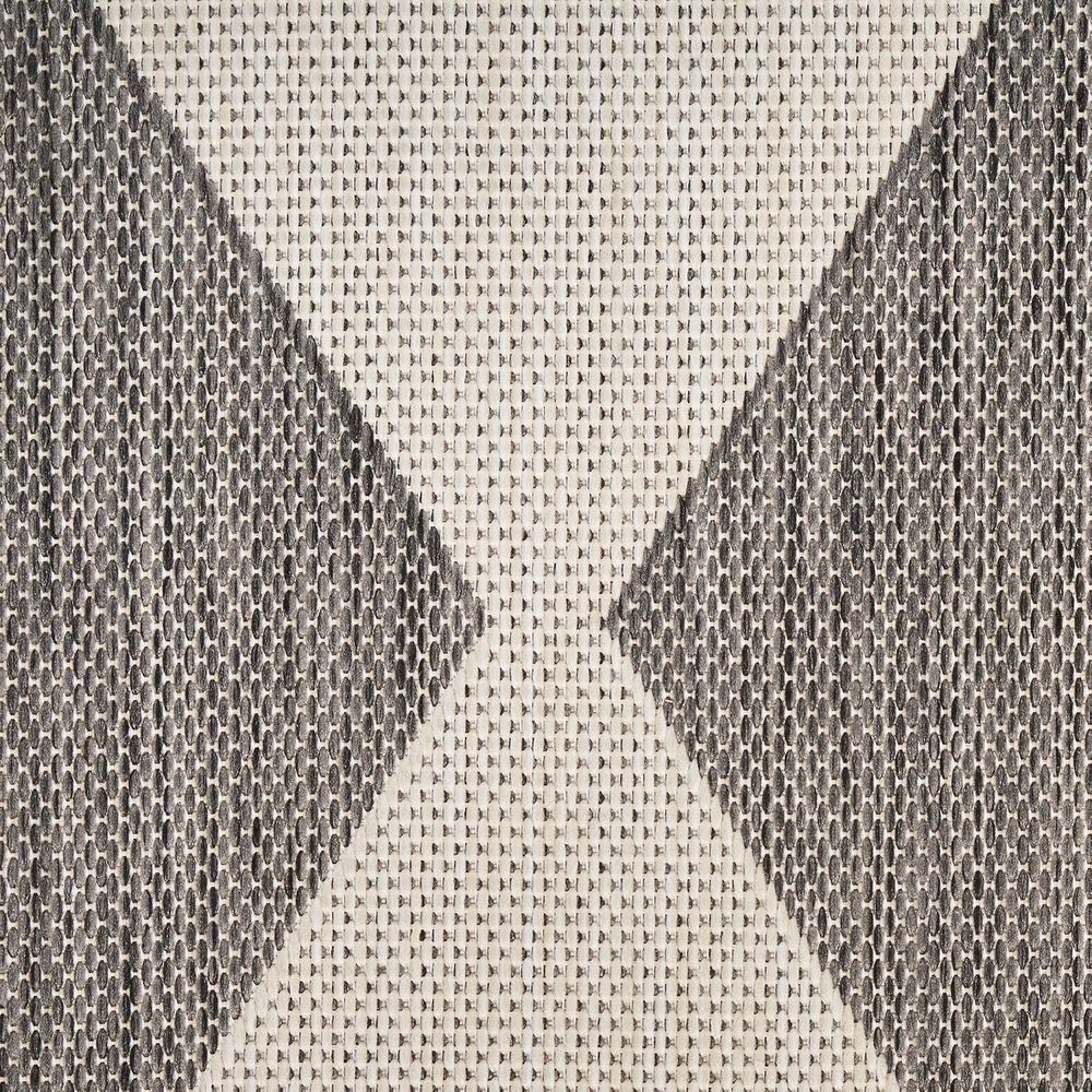 Nourison Home Positano Charcoal 4' x 6' Area Rug - Easy Clean, Non Sh...