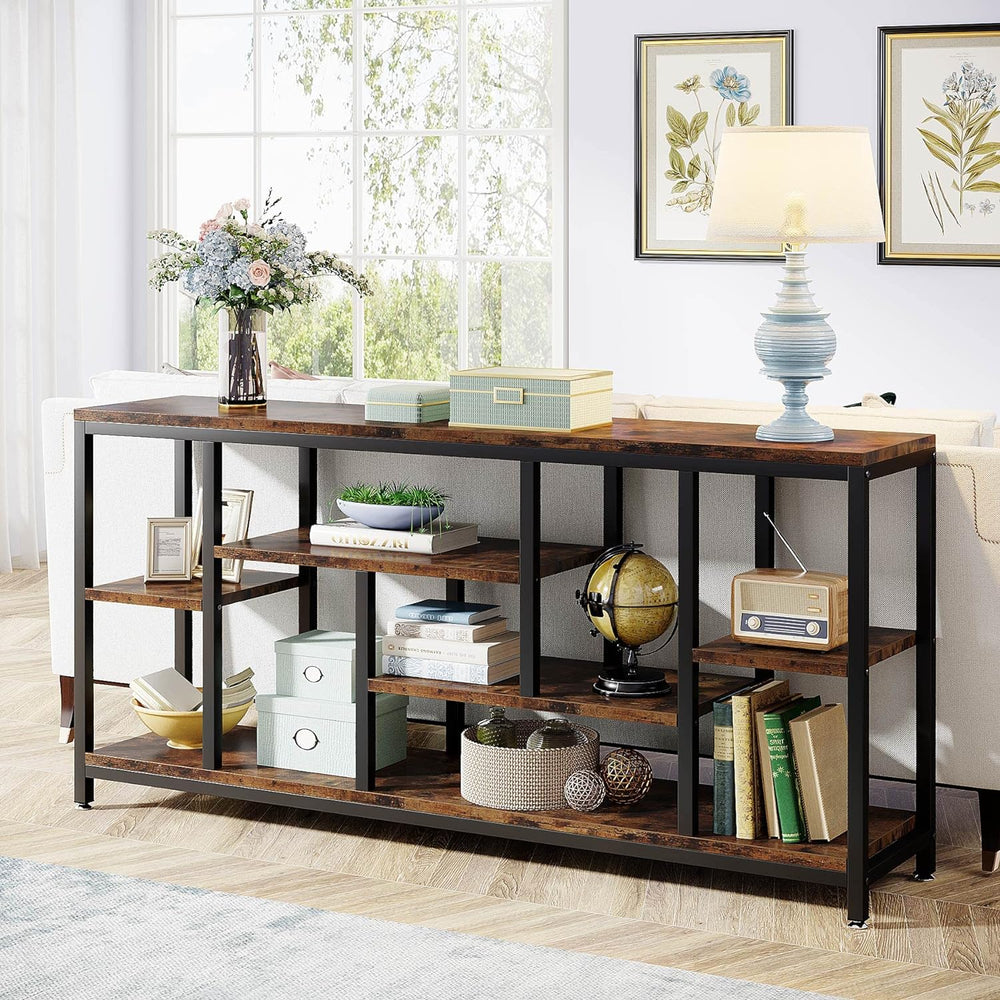 Tribesigns Console Sofa Table, 70.9 inch Extra Long Table Behind Couch with S...