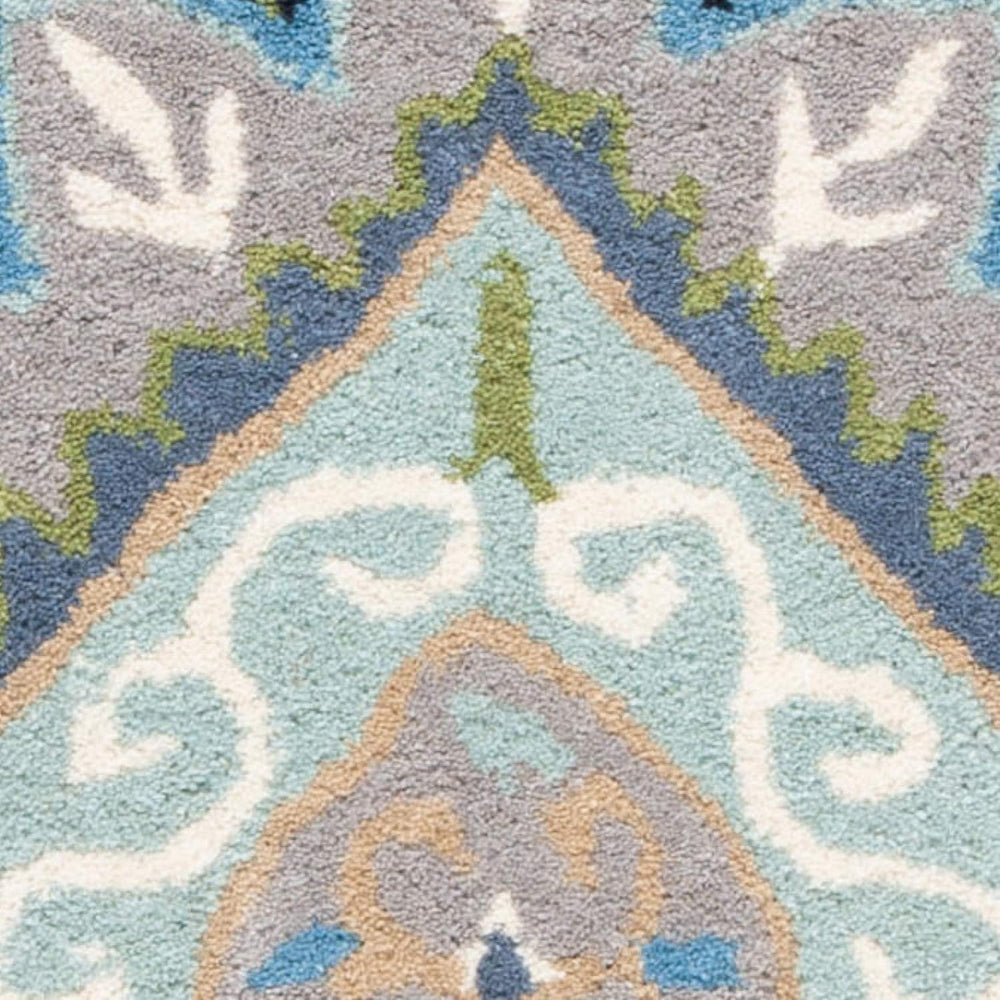 SAFAVIEH Wyndham Collection Area Rug - 10' x 14', Blue & Multi, H...