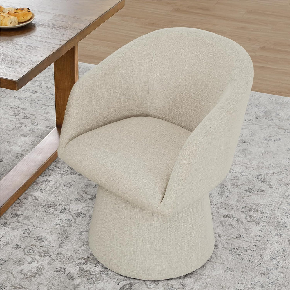 KISLOT Swivel Dining Chairs Modern Accent Armchair Side Deskchair for Diningr...