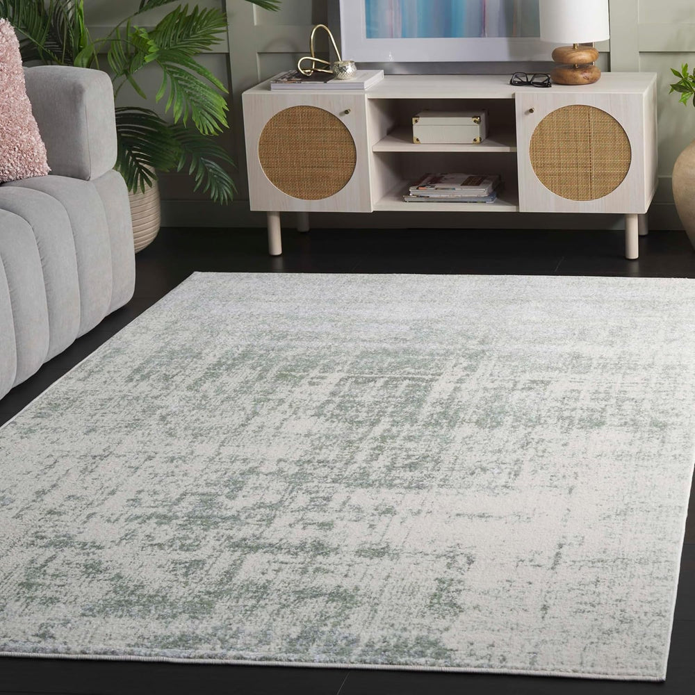 SAFAVIEH Adirondack Area Rug 6x9, Modern Sage & Ivory ADR207W