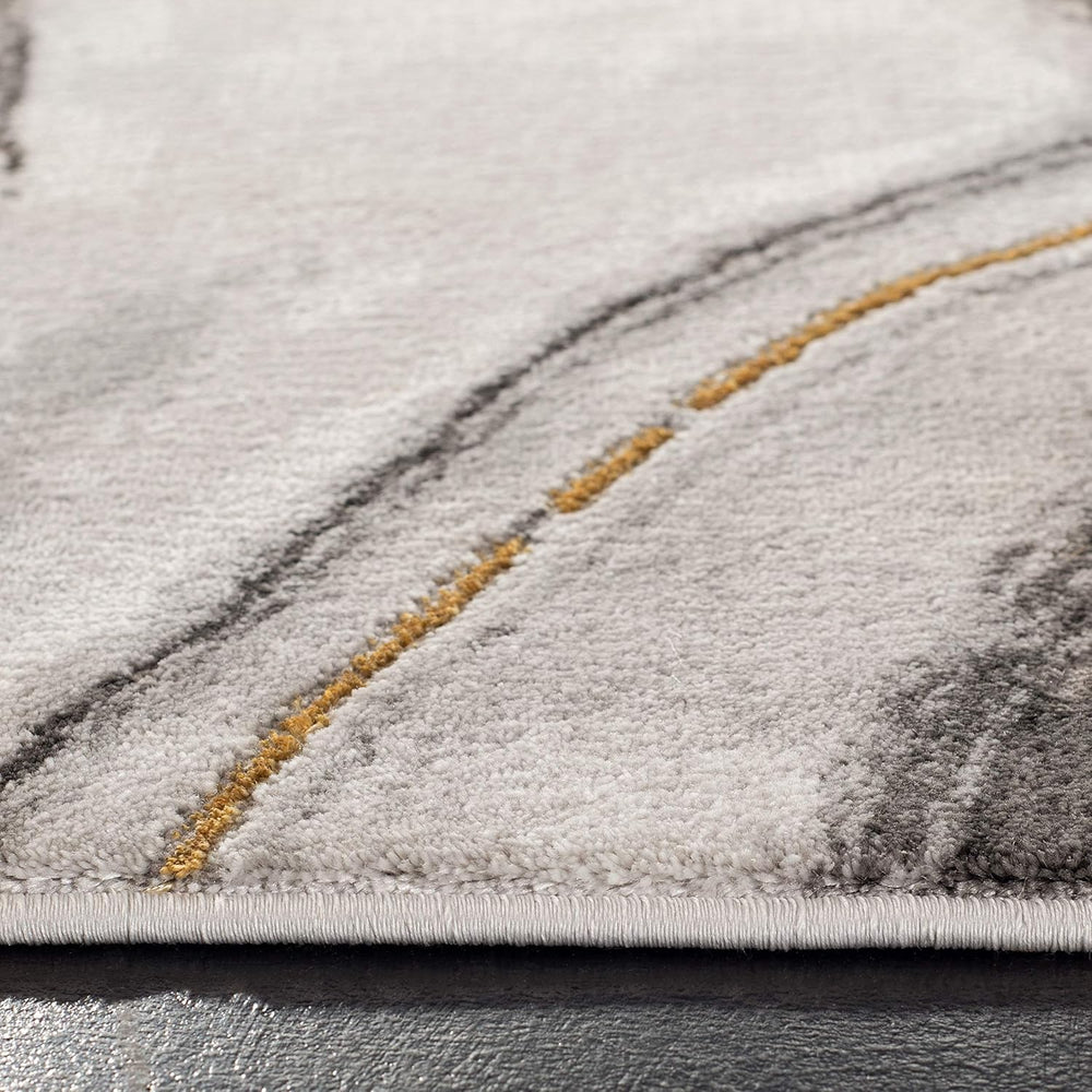 SAFAVIEH Craft Collection Area Rug - 11' Square, Grey & Gold, Modern ...