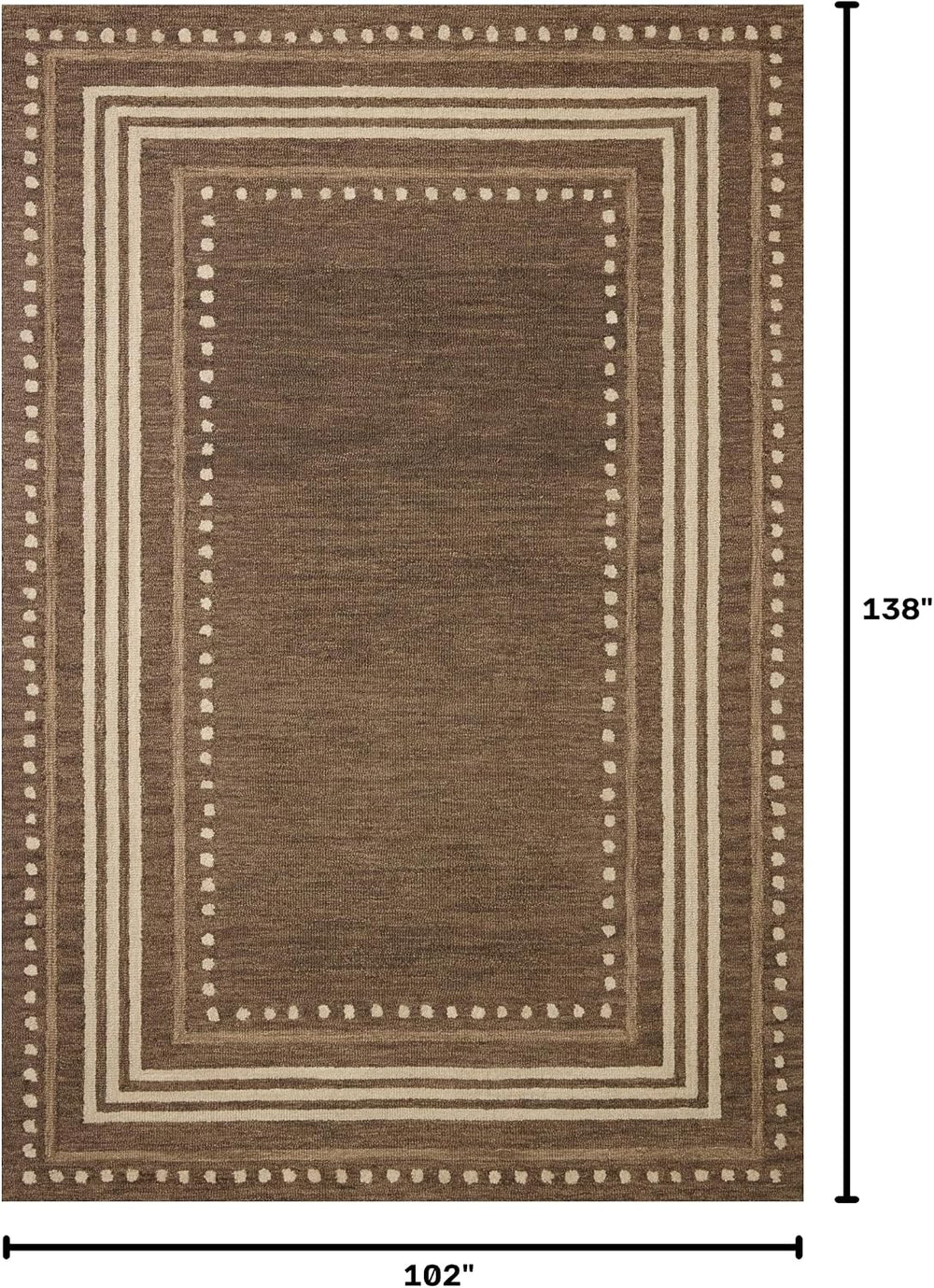 Loloi Chris Loves Julia Alfie Bark/Natural 8'-6" x 11'-6" A...