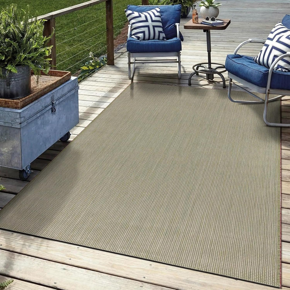 Keen Home Design Waterproof Outdoor Area Rug, Patio Deck Porch, 6x9