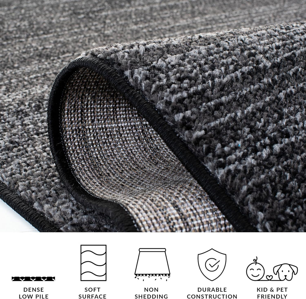 SAFAVIEH Adirondack Collection Area Rug - 10' x 14', Black & Grey...