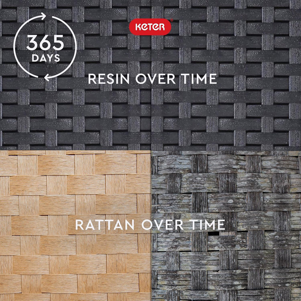 Keter Pacific Cool Bar Outdoor Patio Furniture and Hot Tub Side Table with 7....