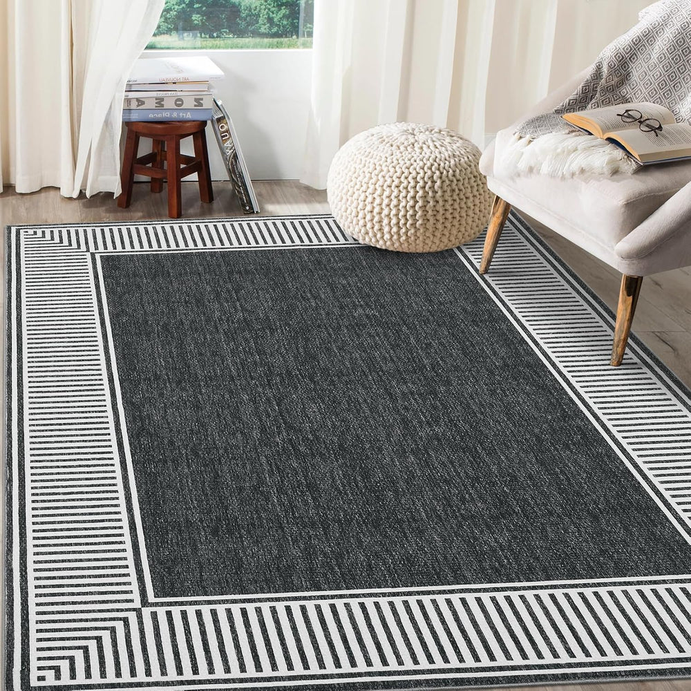 GarveeHome Washable Rug 5x7 for Bedroom Large Non Slip Living Room Rugs