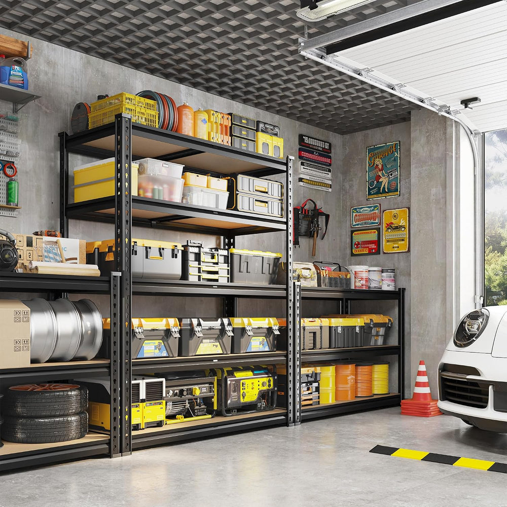 REIBII 2400 Lbs Garage Shelving for Pantry, Adjustable Storage Shelves