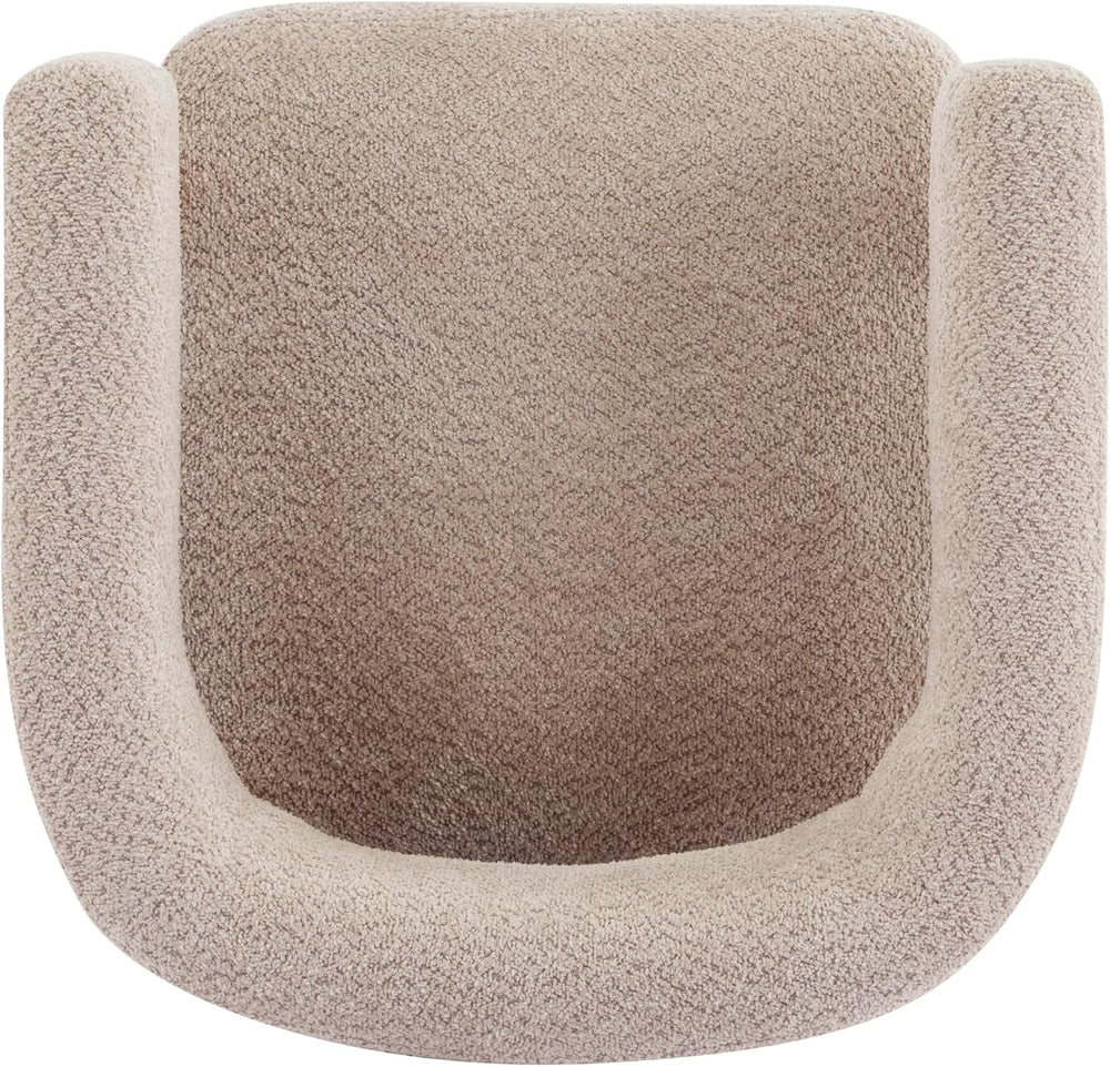 Christopher Knight Home Carly Low Profile Accent Chair, Round Backrest Side C...