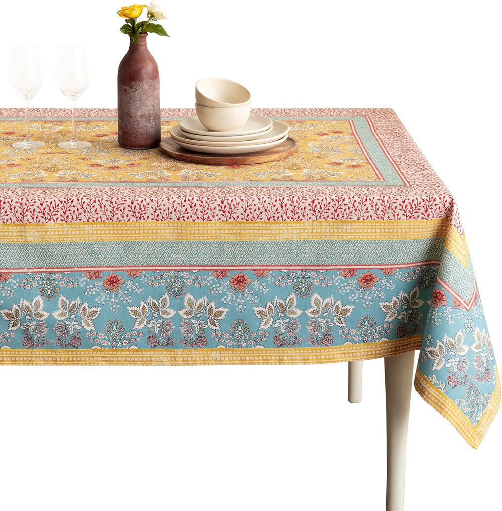 Maison d' Hermine Table Cloth Square Table Reusable 100% Cotton 54"x...