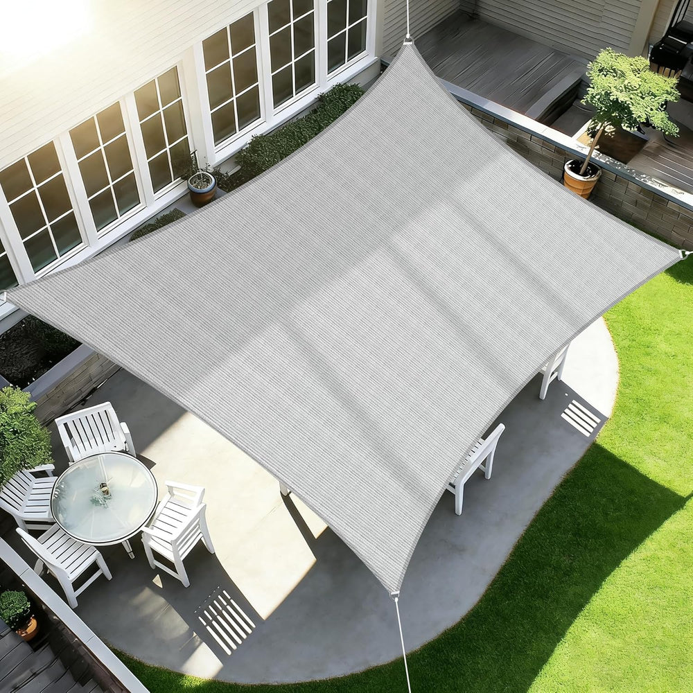 ECOOPTS 20'x20' HDPE Sun Shade Sail Rectangle Canopy Shades for Outdo...
