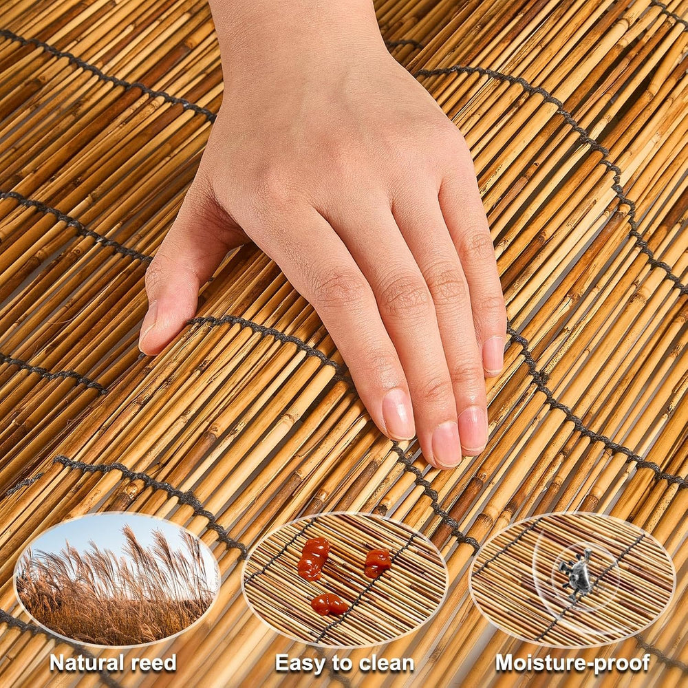 Reed Fencing Rolls,Patio Privacy Screen,Decorative Bamboo Fence Rolls for Pat...