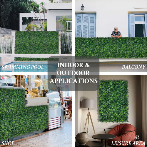 10"x 10"(24 p), uv-anti artificial grass wall panel, package contents
