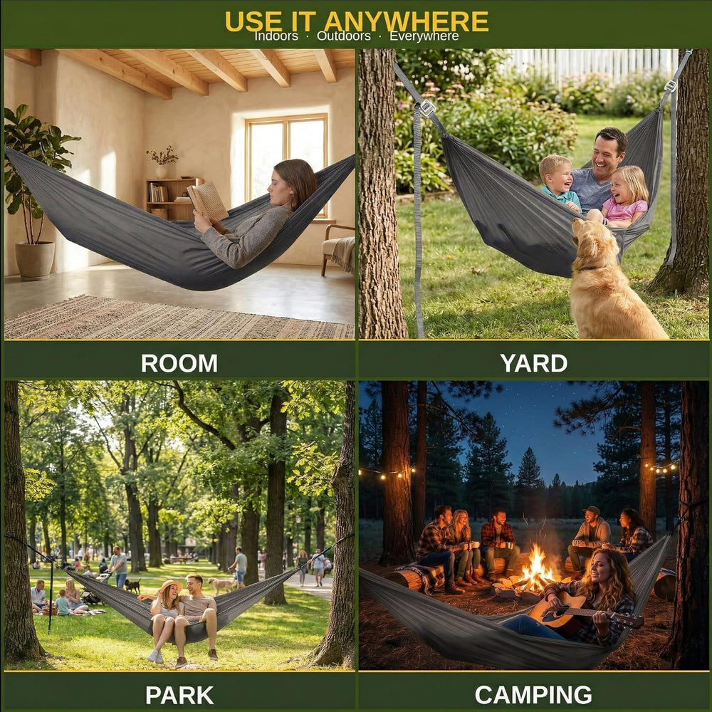 Sunyear Camping Hammock Ultralight (10oz)-600lbs Portable Hammock with Patent...