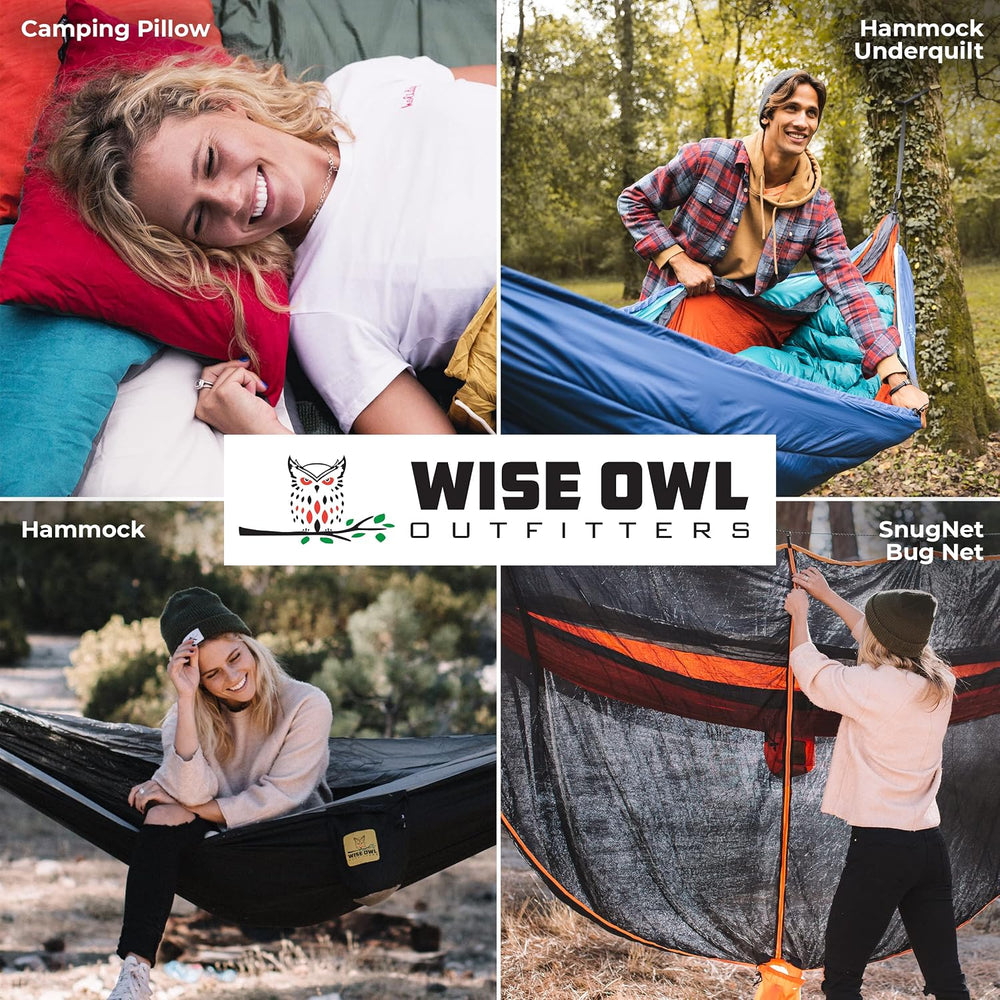 Wise Owl Outfitters Hammock for Camping Double Hammocks Gear for The Outdoors...