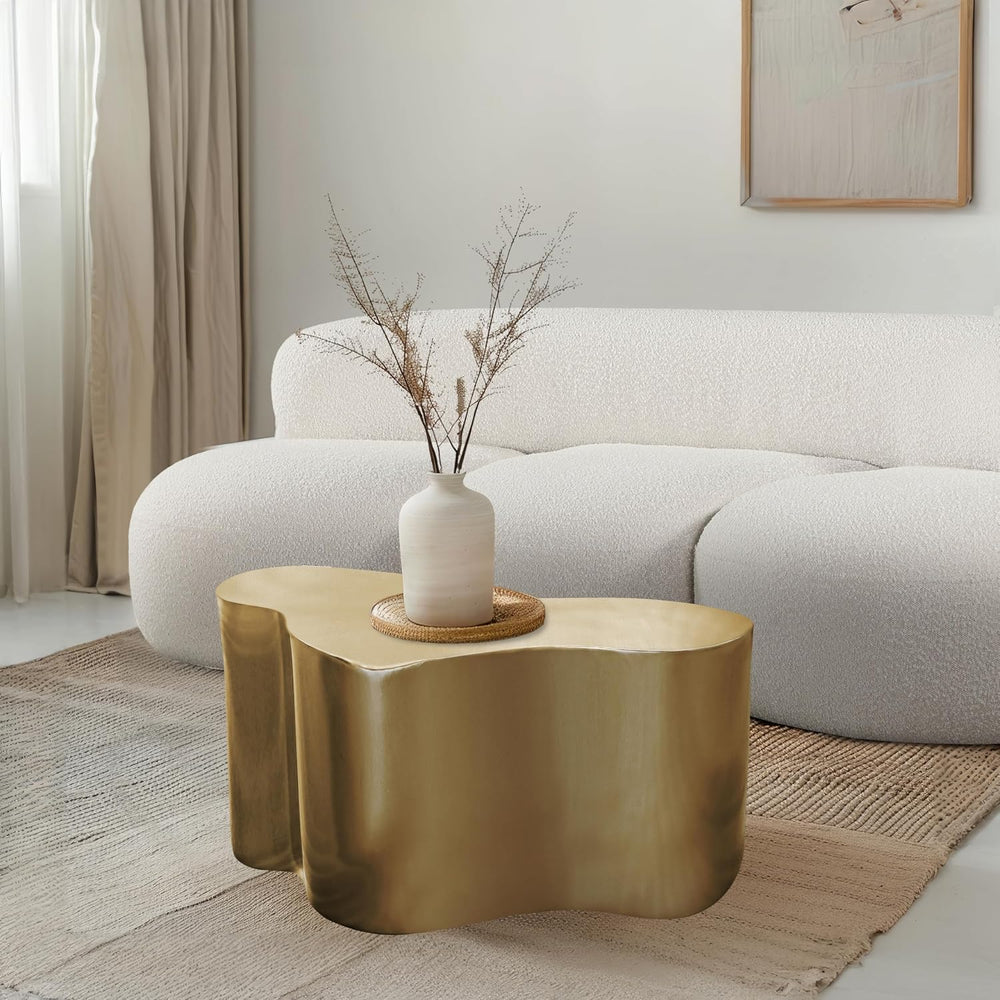 Meridian Furniture 238Gold-C Tevere Collection Modern | Contemporary Coffee T...