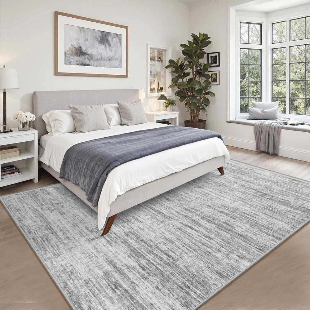 8x10 Area Rugs for Living Room,Modern Abstract Non-Slip Backing Washable Rugs...