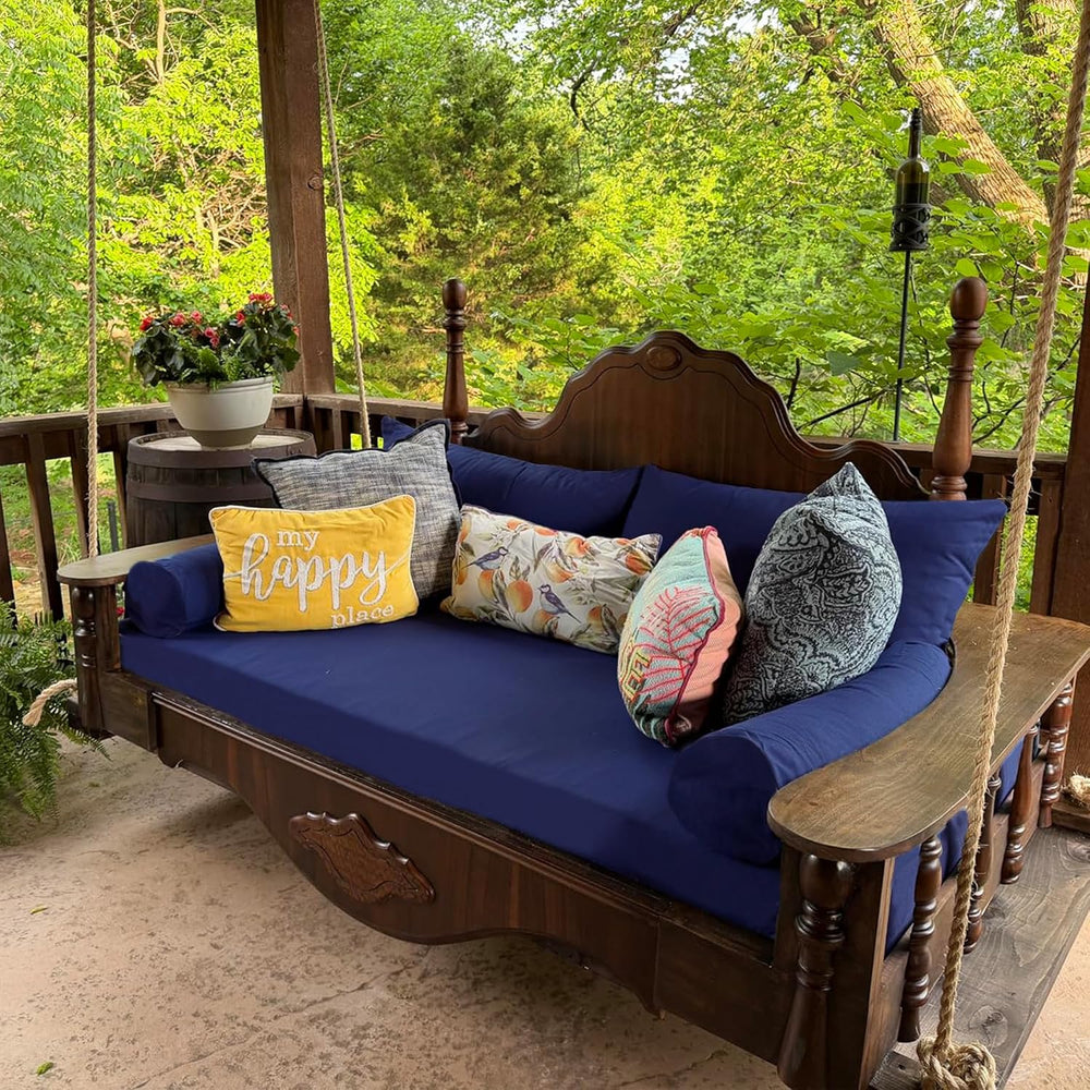 Outdoor Daybed Cushion Cover, 5PCS Twin Size Porch Swing Bed Mattress Cover