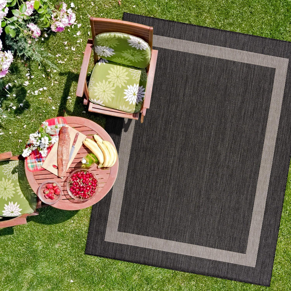CAMILSON Outdoor Rug 10x14, Large Modern Outside Rugs for Patios Porches Wate...