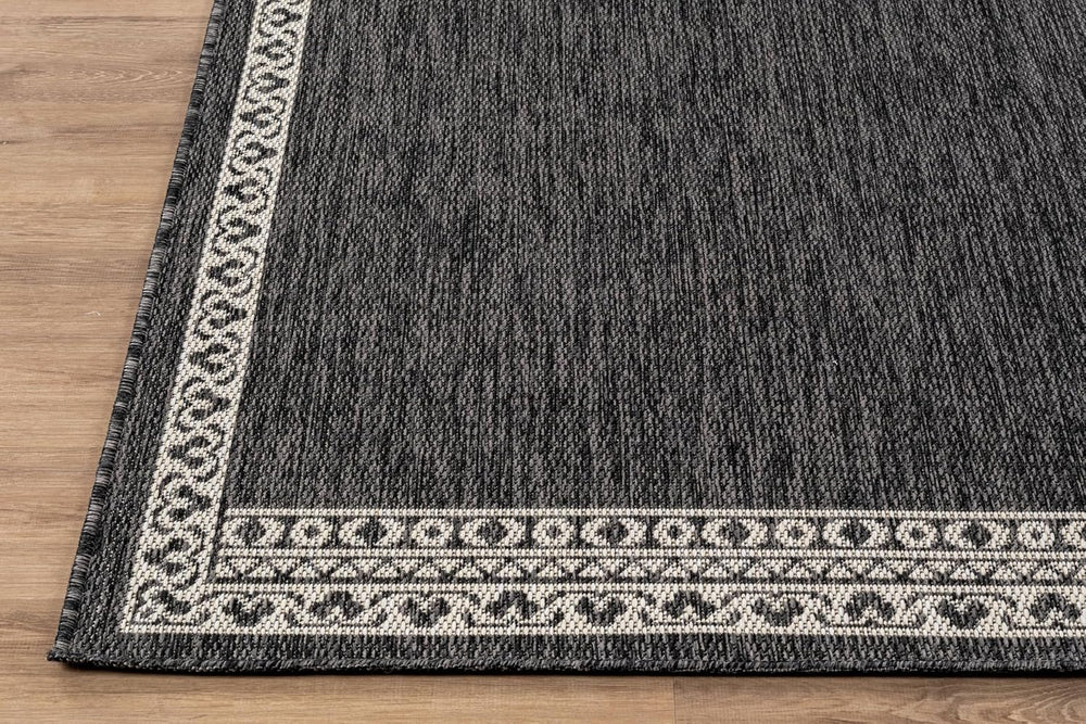 Washable Outdoor Rug 5x7 Modern Area Rugs Outdoor Carpets Bordered Pattern No...