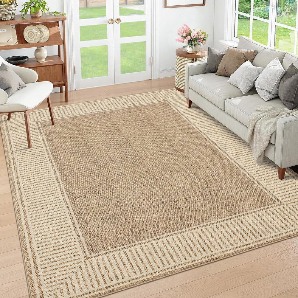 GarveeHome 9x12 Area Rug for Living Room Large Washable Bedroom Rug