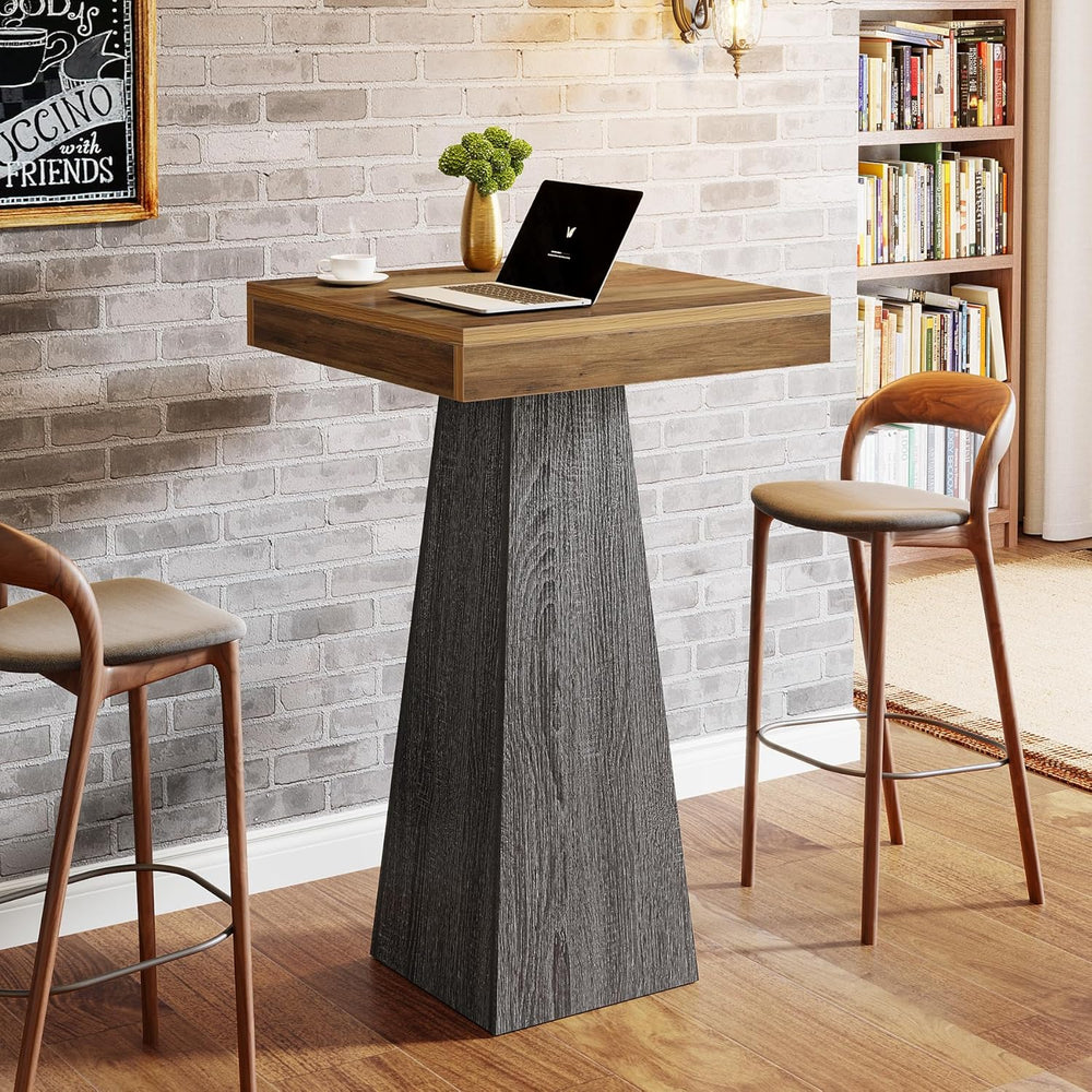 Tribesigns Bar Table, 39.96" High Pub Table for Small Space, Home Bar Sm...