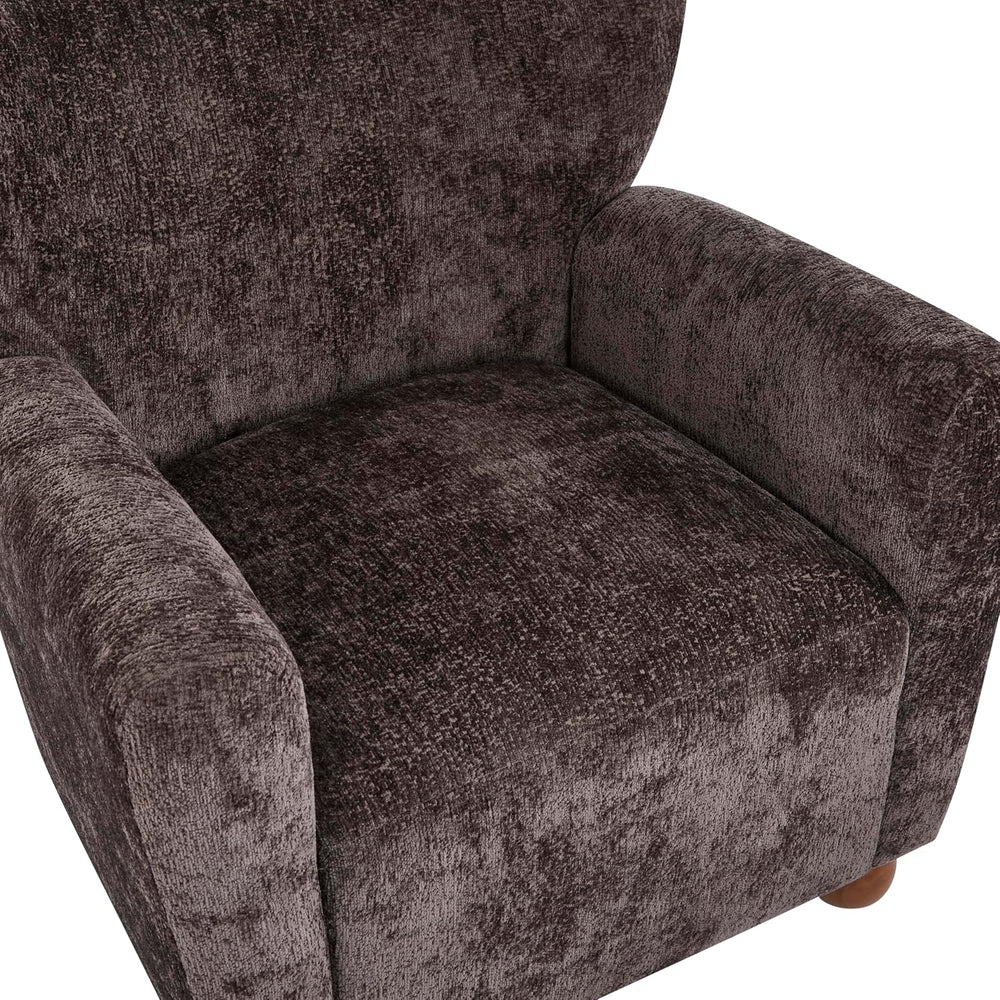 Christopher Knight Home Lindy Wingback Accent Chair, Upholstered Armchair wit...