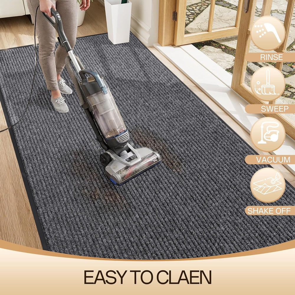Amyracel Front Door Mat, Heavy Duty Waterproof Indoor Outdoor Doormat 3'x...