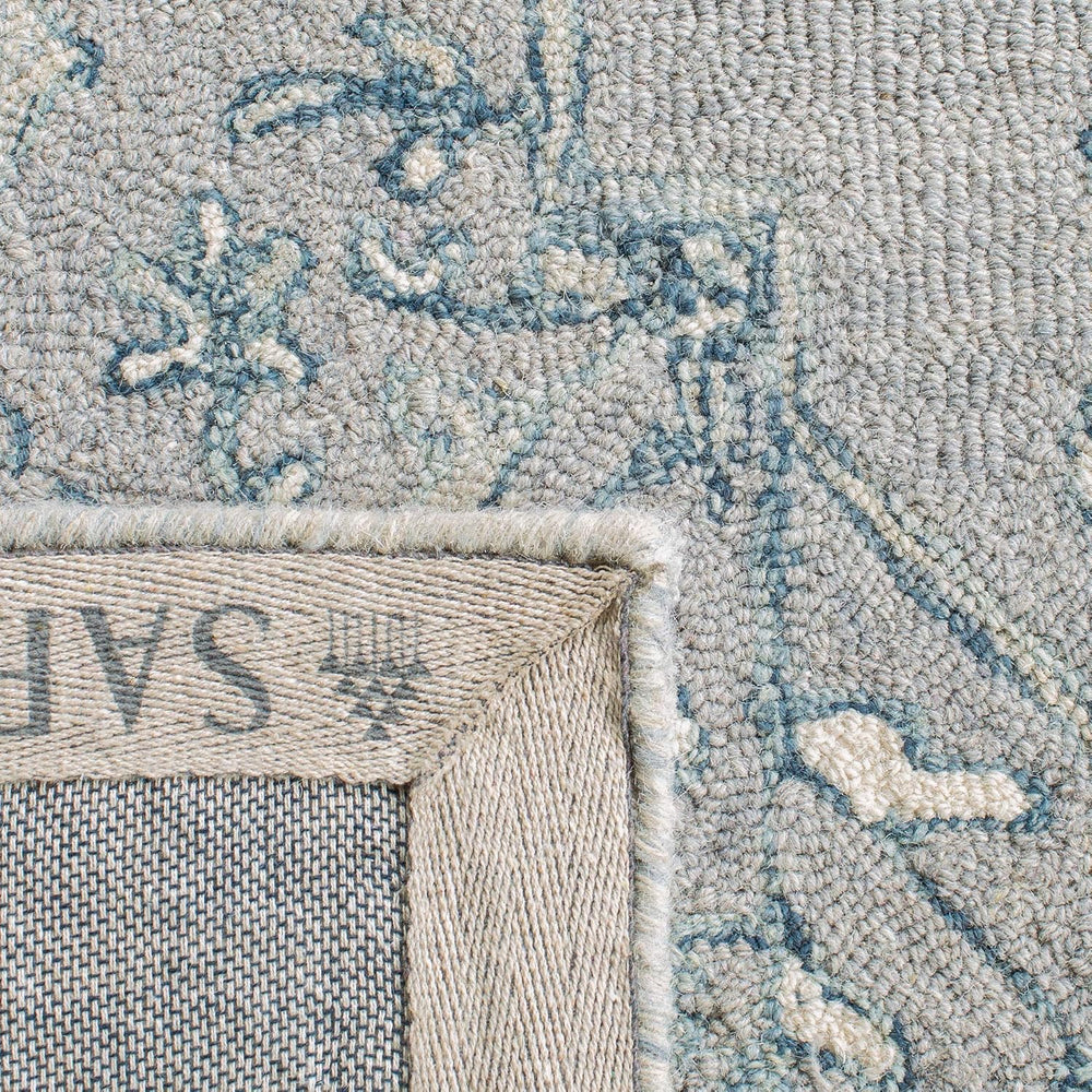 SAFAVIEH Micro-Loop Collection Area Rug - 10' x 14', Light Grey &...