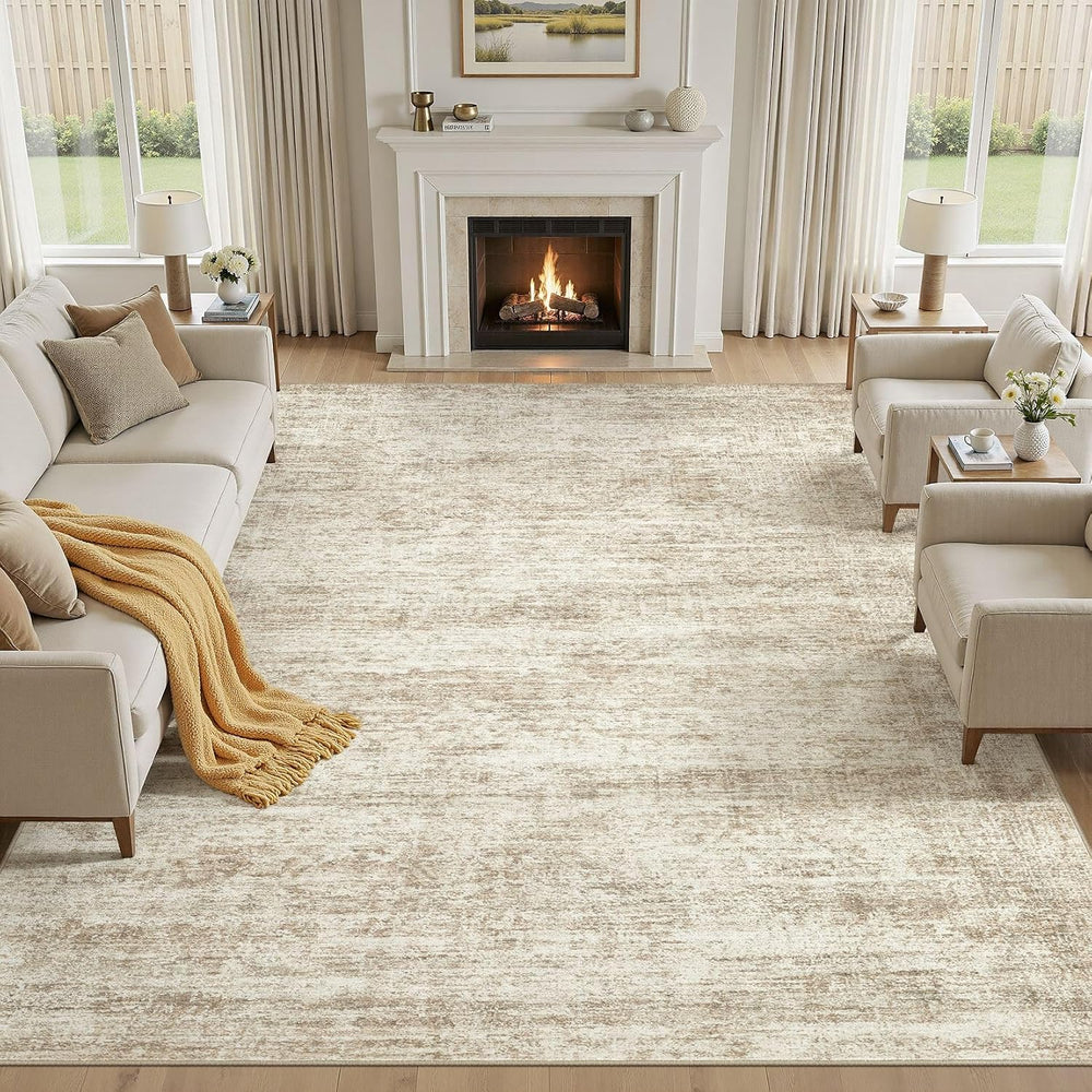 cotiled 10x12 Area Rugs Abstract Distressed Washable Large Living Room Rug