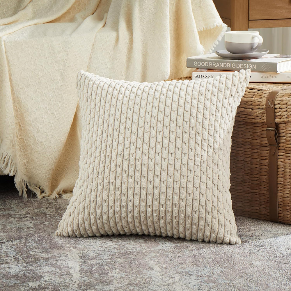 Fancy Homi Set of 4 Boho Euro Decorative Throw Pillow Covers 24x24 Inch for B...
