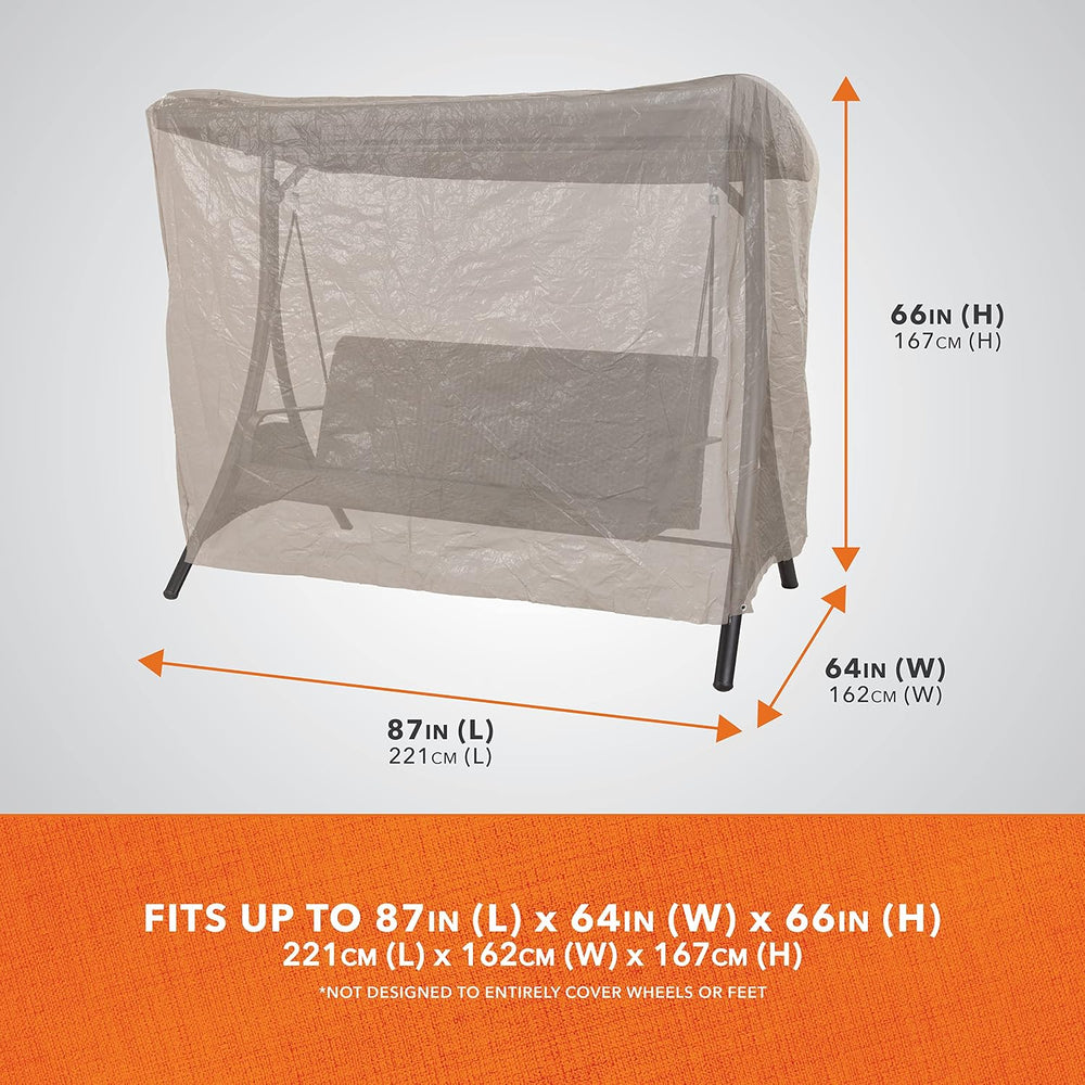 MODERN LEISURE Patio Swing Cover - Outdoor Furniture Protection Perfect for P...