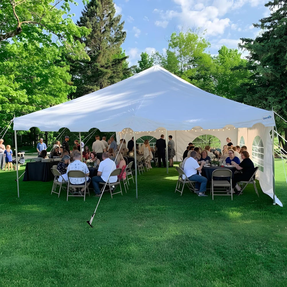 Quictent 20x40 Fire Retardant Pole Party Tents with Storage Bags