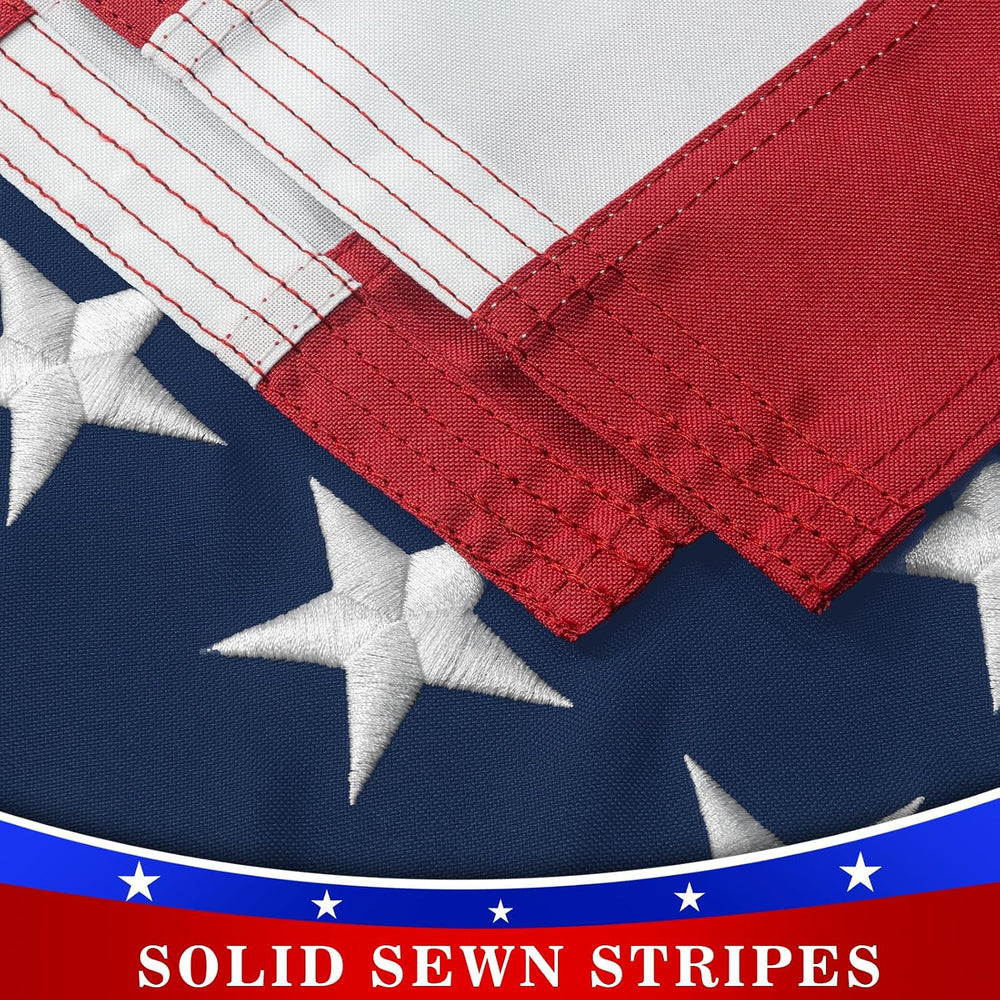 High Wind American Flag for Outdoor 30x50 Ft - Heavy Duty Allegiance US Flag ...