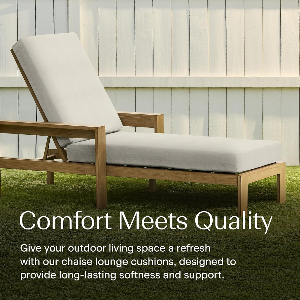Honeycomb Outdoor Heritage Chaise Cushion for Patio Furniture, 21.5 x 70
