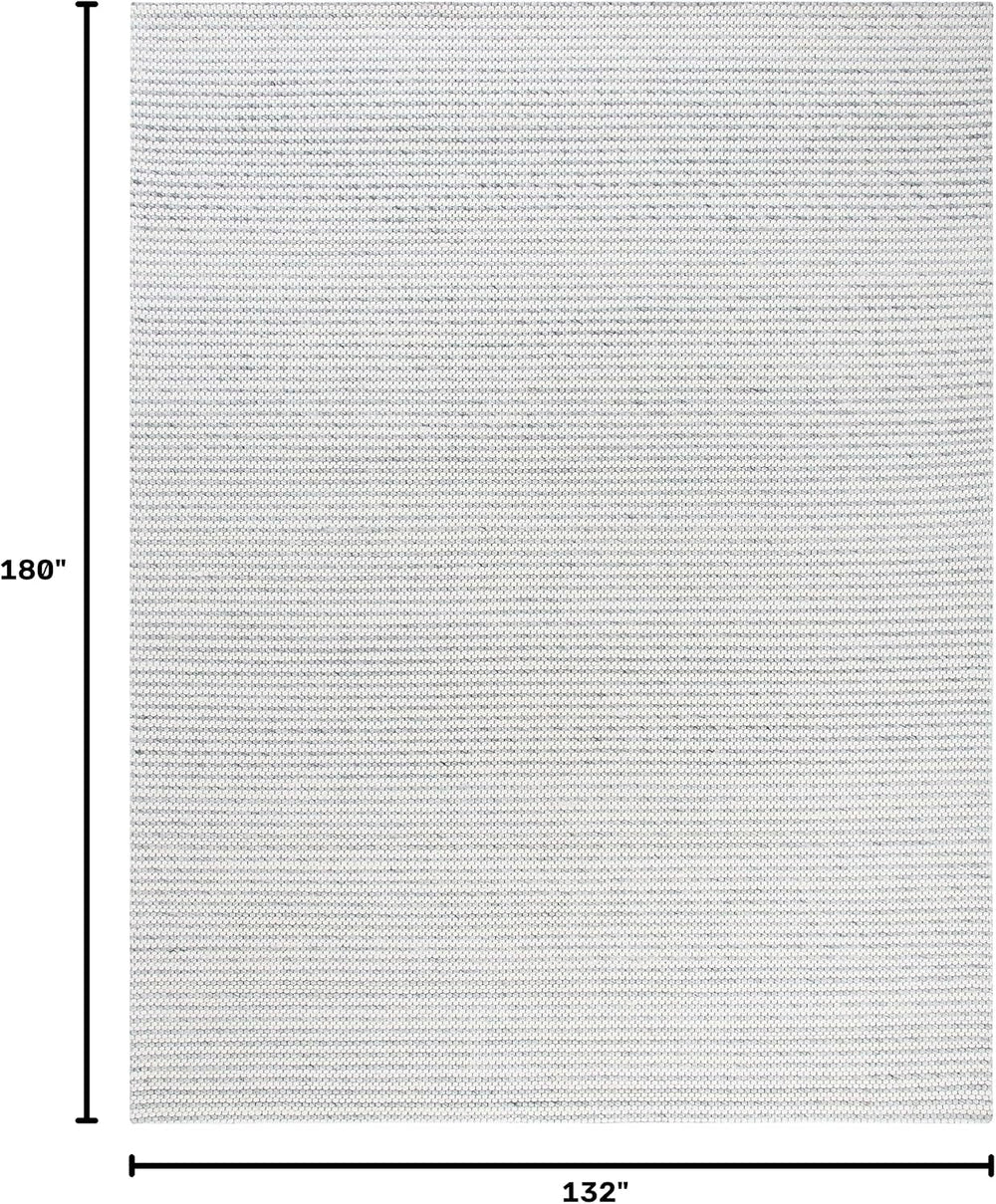 SAFAVIEH Marbella Collection X-Large Area Rug - 11' x 15', Light Grey...