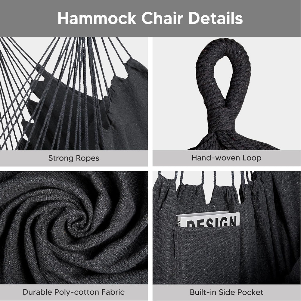 SUNCREAT 2-in-1 Convertible Swing Chair with Stand Included, Outdoor Hammocks...