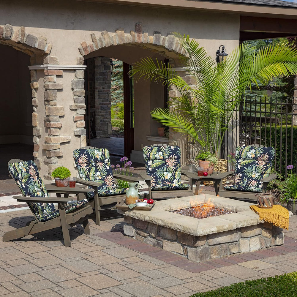 Arden Outdoor Adirondack or Rocking Chair Cushion, 20 x 17, Rain-Proof, Fade ...