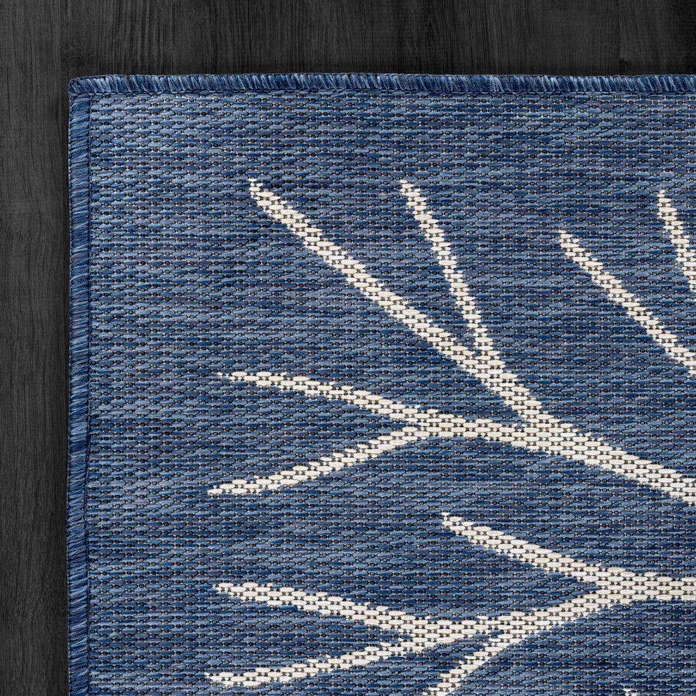 Washable Indoor Outdoor Rug 8x10 Modern Area Rugs Branch Pattern Non Shedding...