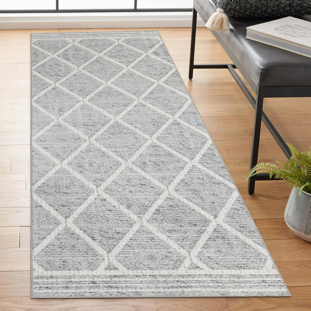 ReaLife Rugs Machine Washable Area Rug Runner - Living Room Bedroom Bathroom ...