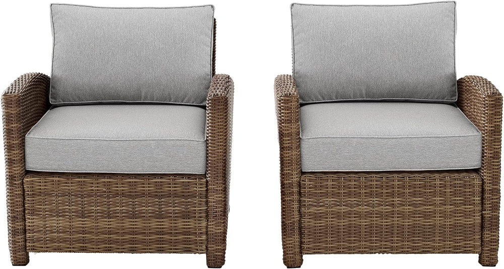 Crosley Furniture Bradenton 2-Piece Patio Chair Set